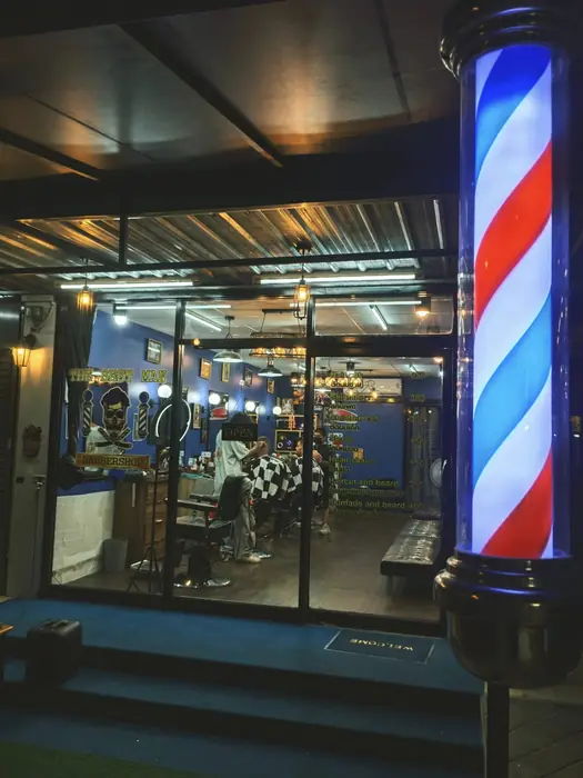 The Best Man Barbershop storefront in Pattaya
